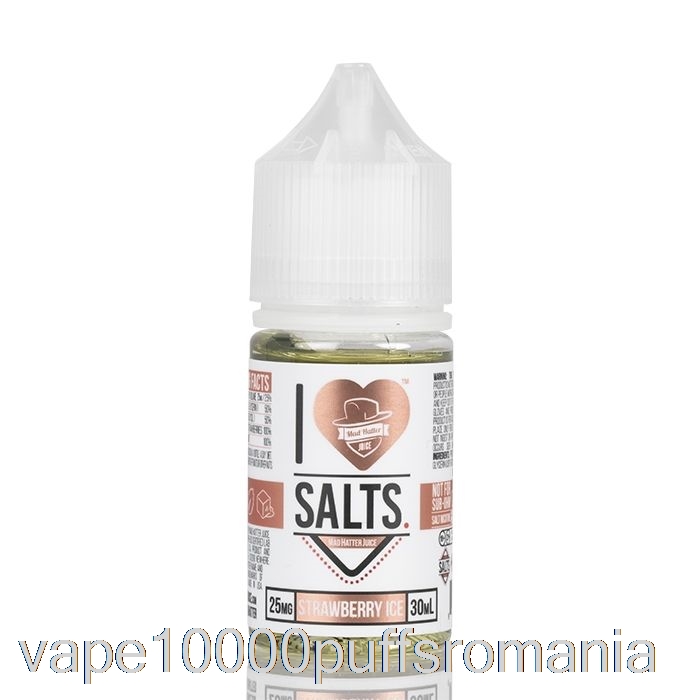 Vape Romania Gheata De Capsuni - Iubesc Sarurile - 30ml 25mg